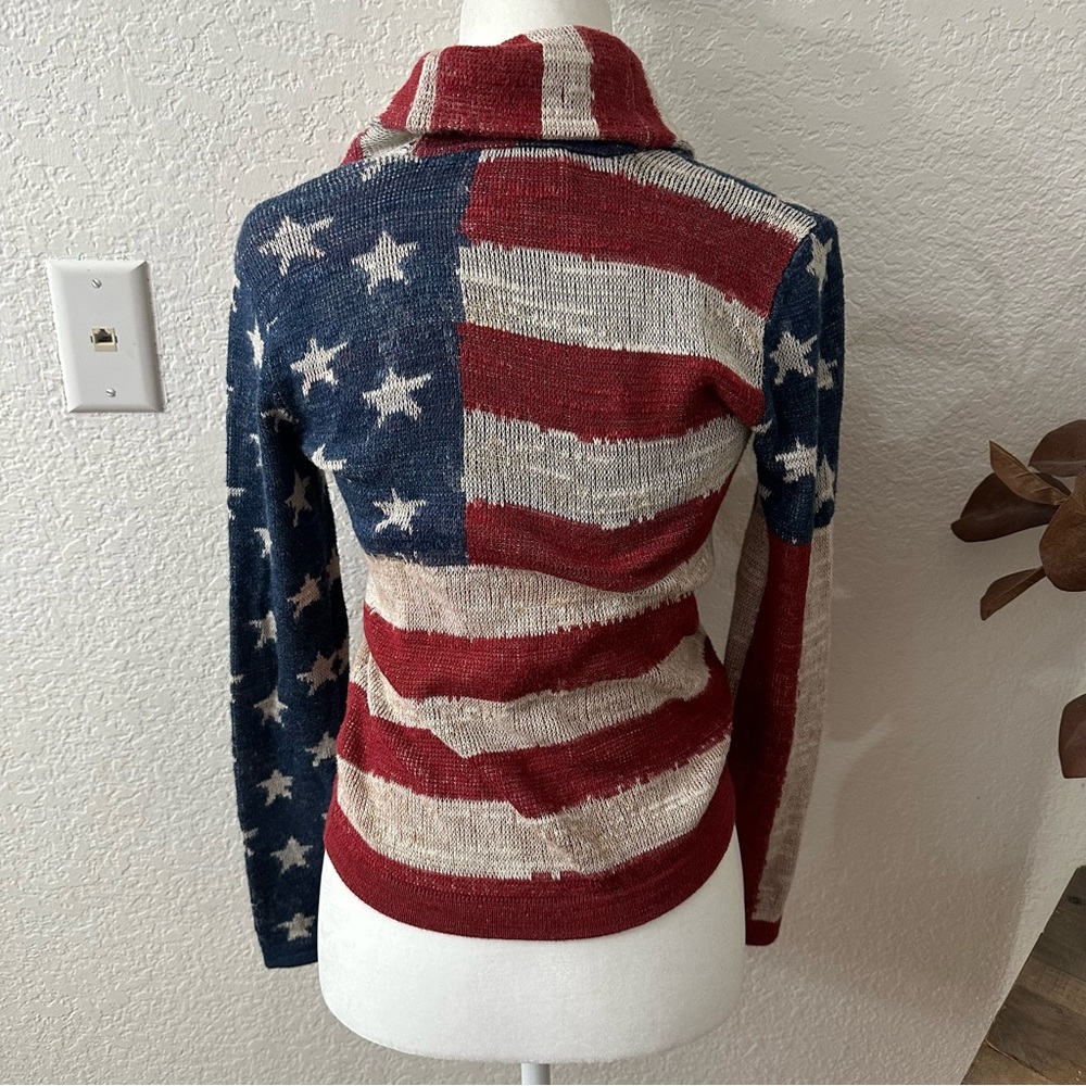 Ralph Lauren Denim & Supply American Flag Sweater Cardigan size xs - Picture 9 of 13